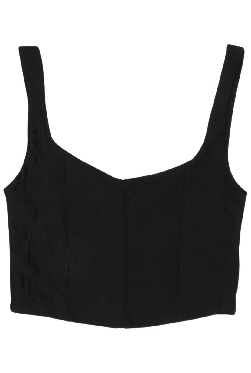 

Stradivarius Damen Top, schwarz, Gr. 38