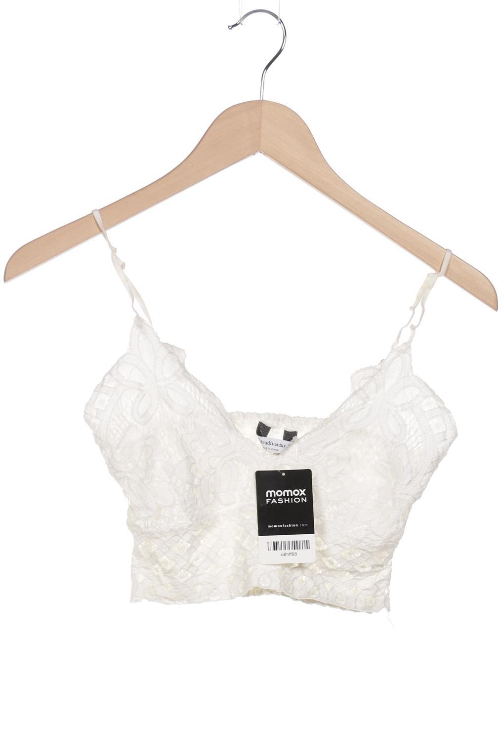 

Stradivarius Damen Top, cremeweiß, Gr. 36