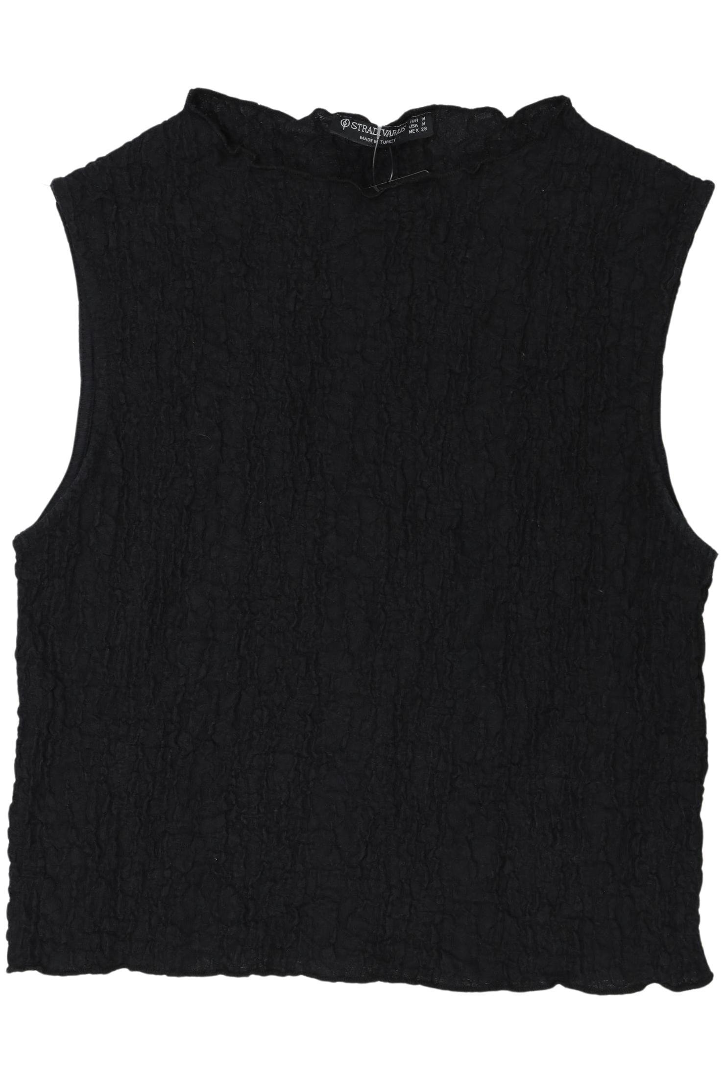 

Stradivarius Damen Top, schwarz, Gr. 38