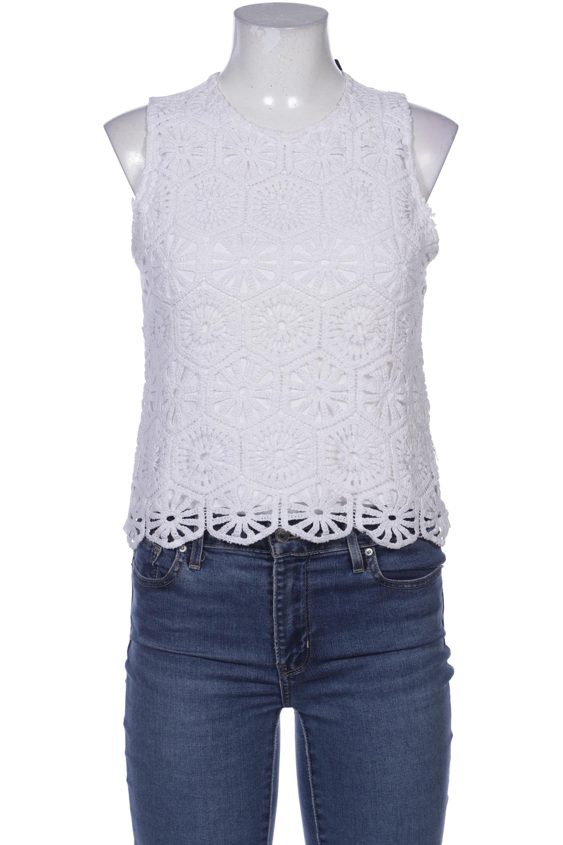 

Stradivarius Damen Top, weiß, Gr. 42