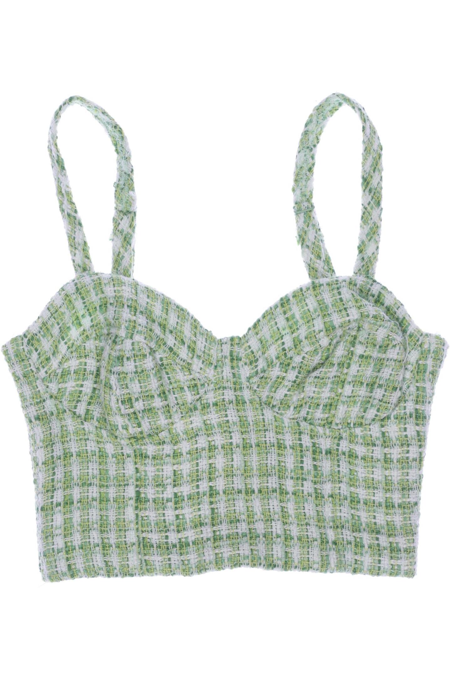 

Stradivarius Damen Top, grün, Gr. 34