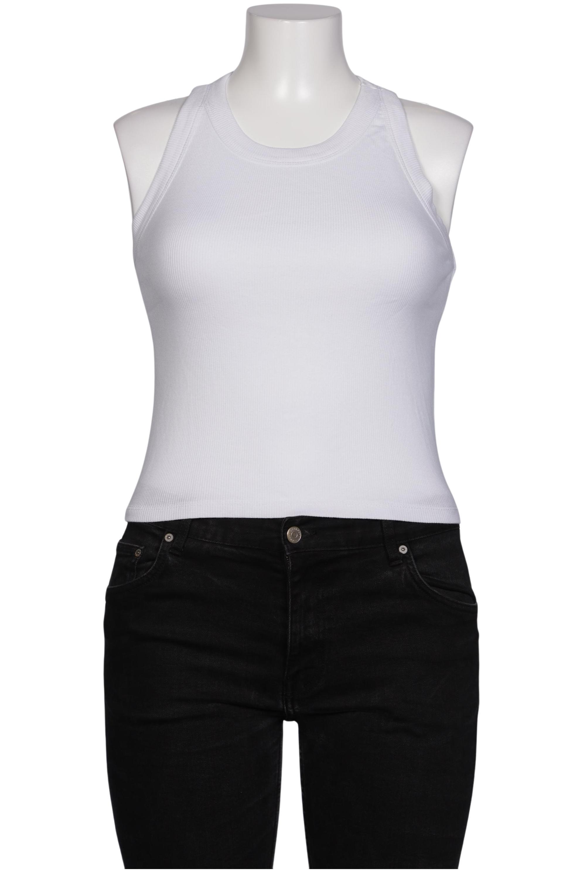 

Stradivarius Damen Top, weiß, Gr. 44