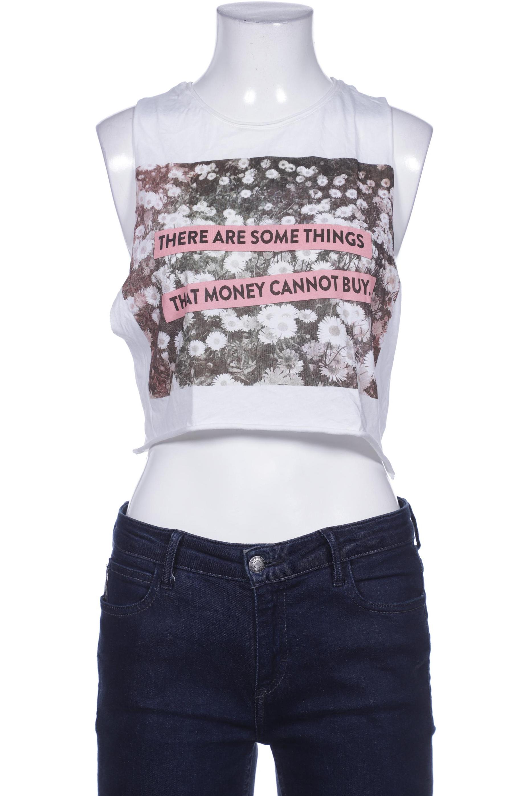 

Stradivarius Damen Top, weiß