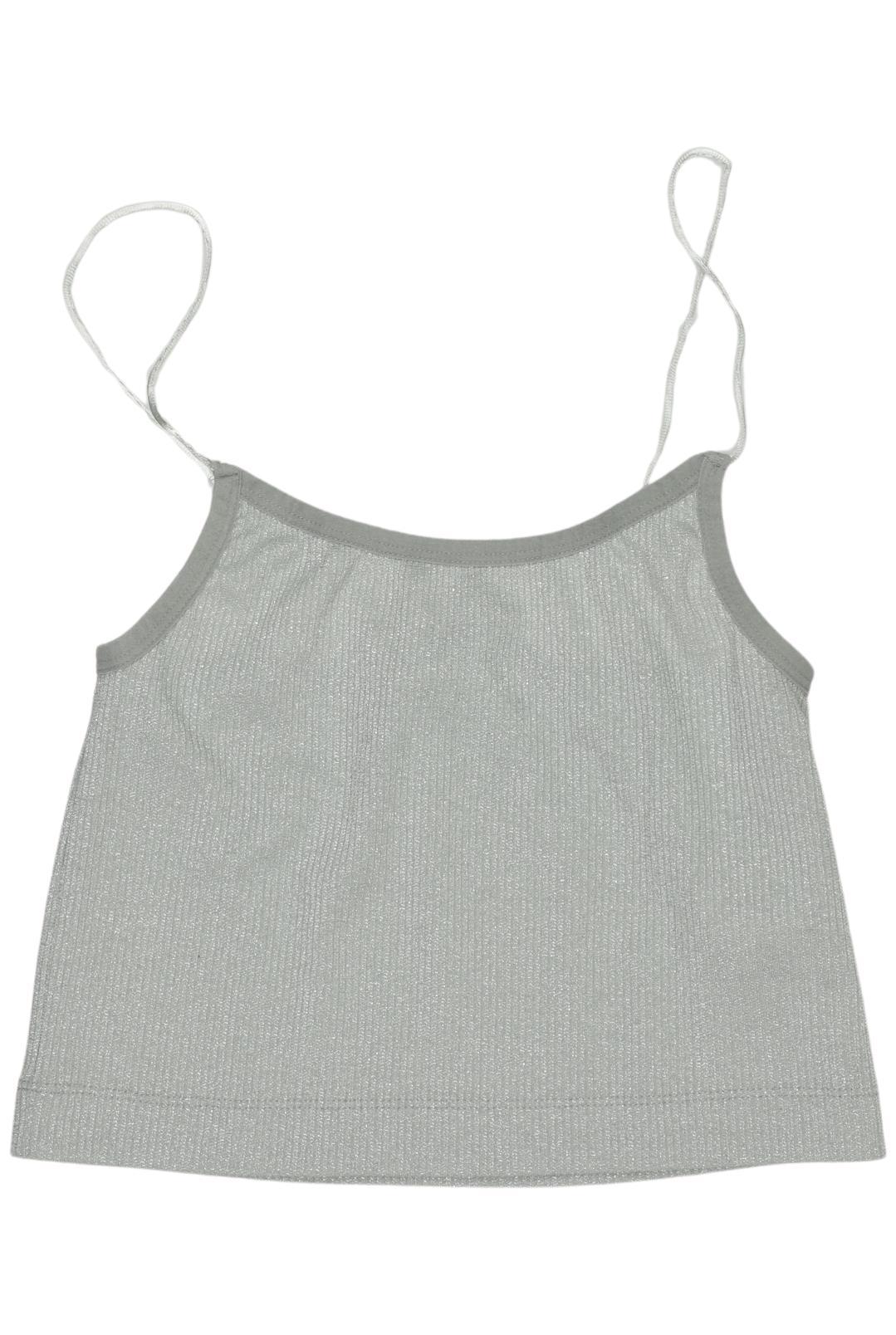 

Stradivarius Damen Top, silber, Gr. 38