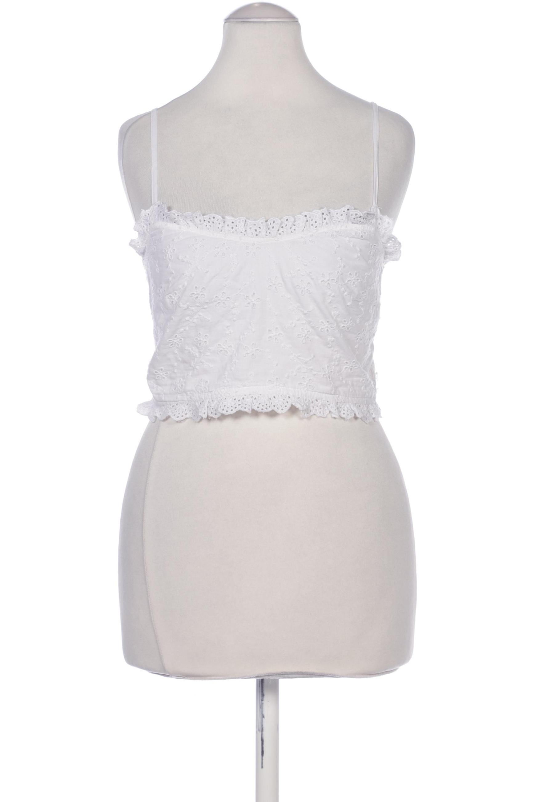 

Stradivarius Damen Top, weiß, Gr. 36