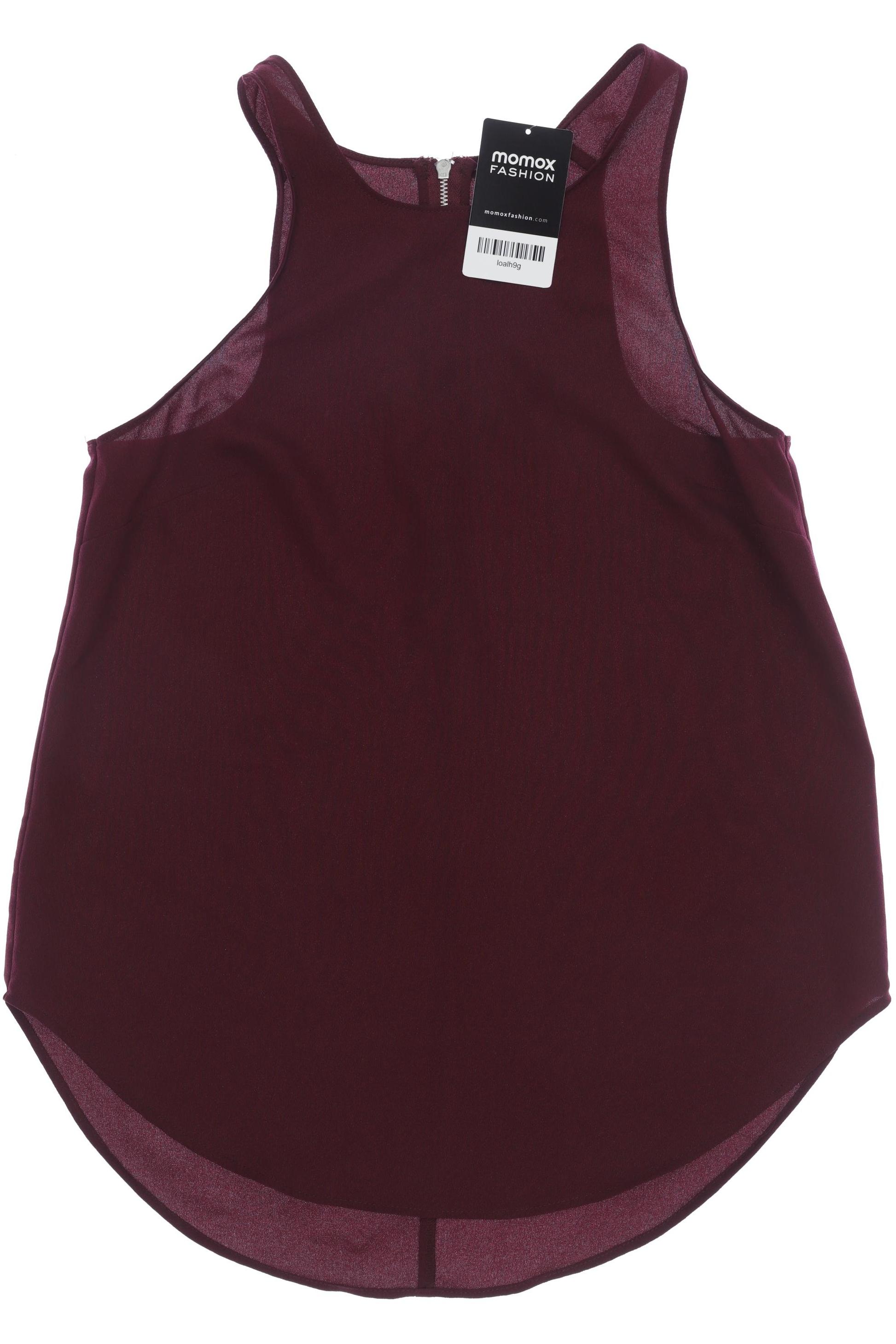

Stradivarius Damen Top, bordeaux, Gr. 36
