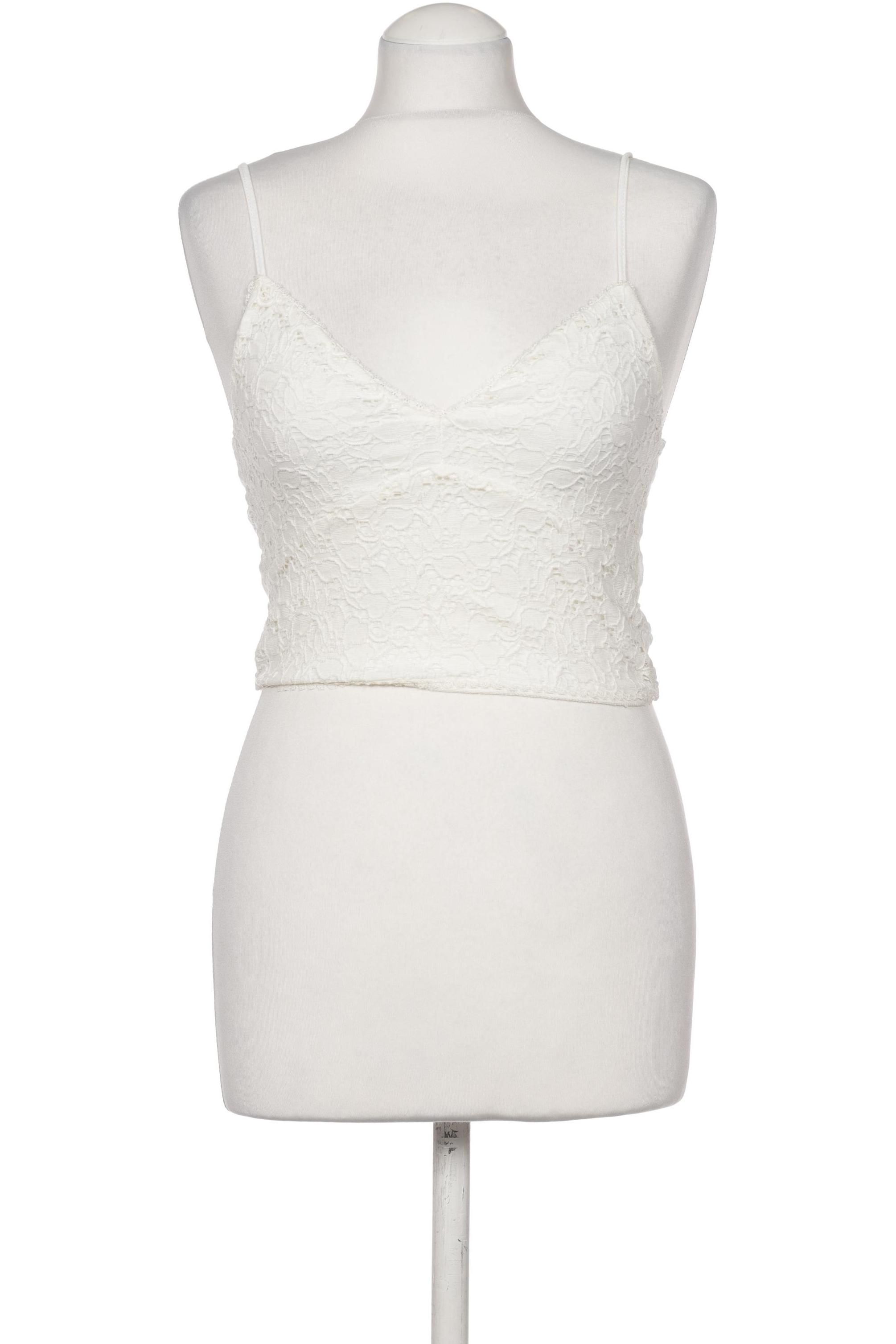 

Stradivarius Damen Top, cremeweiß, Gr. 38