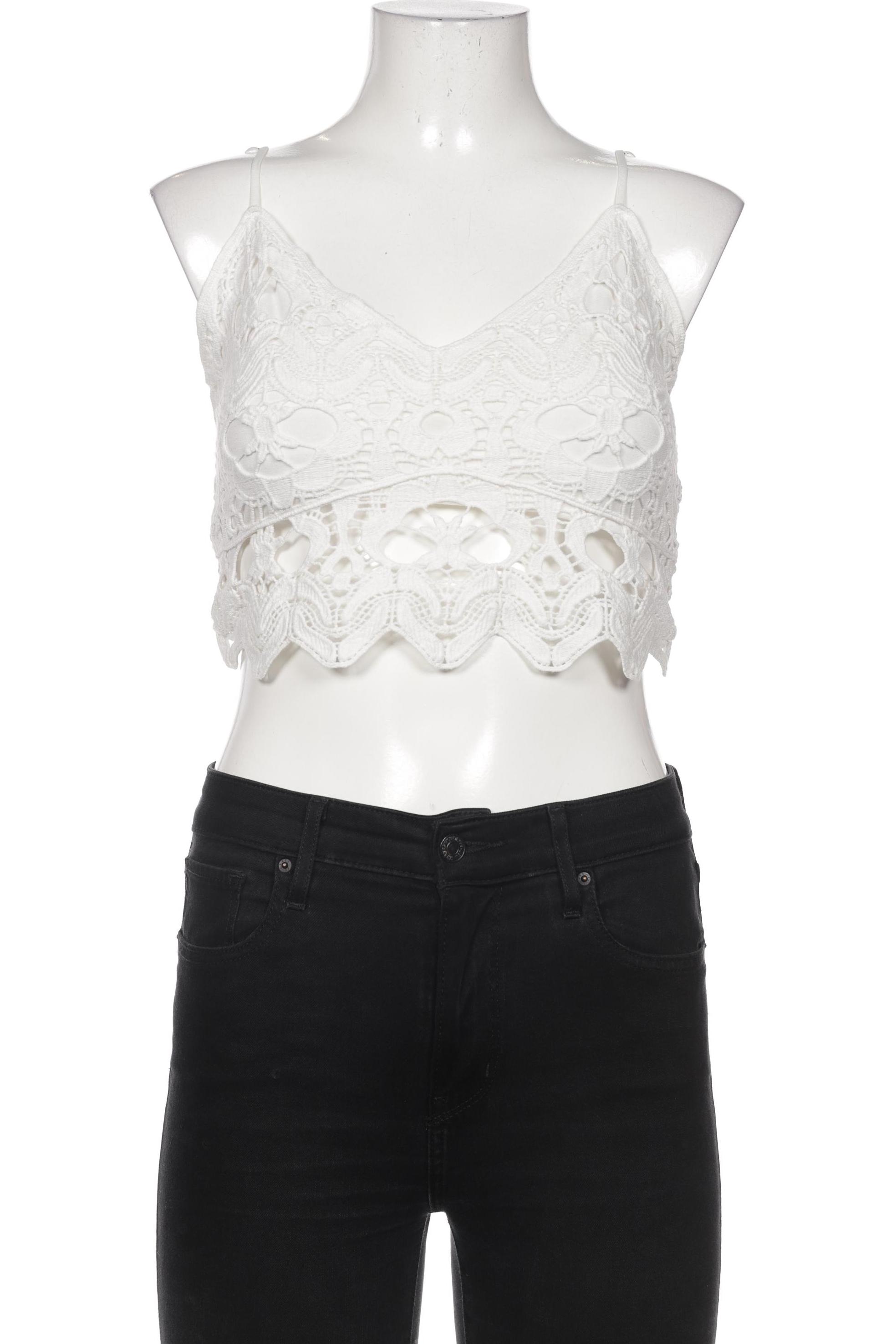 

Stradivarius Damen Top, weiß, Gr. 42