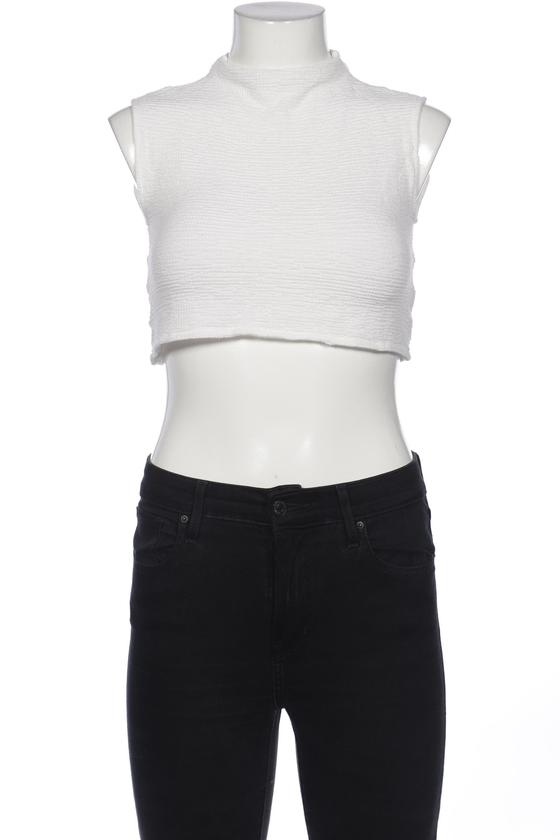 

Stradivarius Damen Top, weiß, Gr. 42
