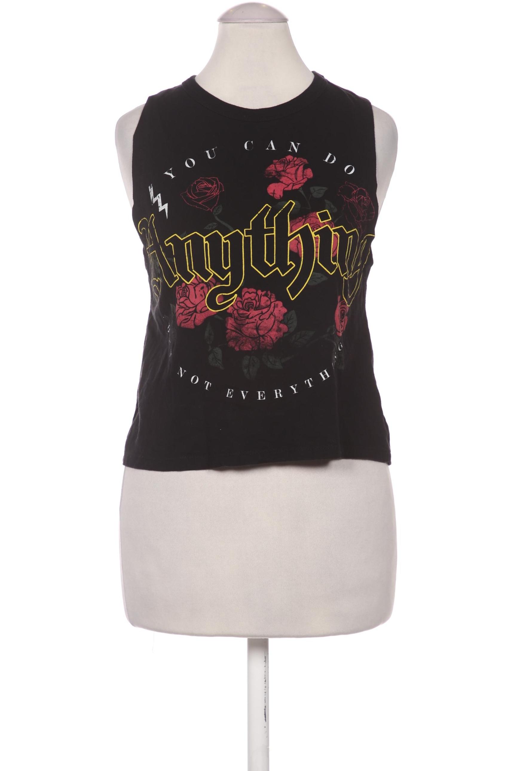 

Stradivarius Damen Top, schwarz, Gr. 38