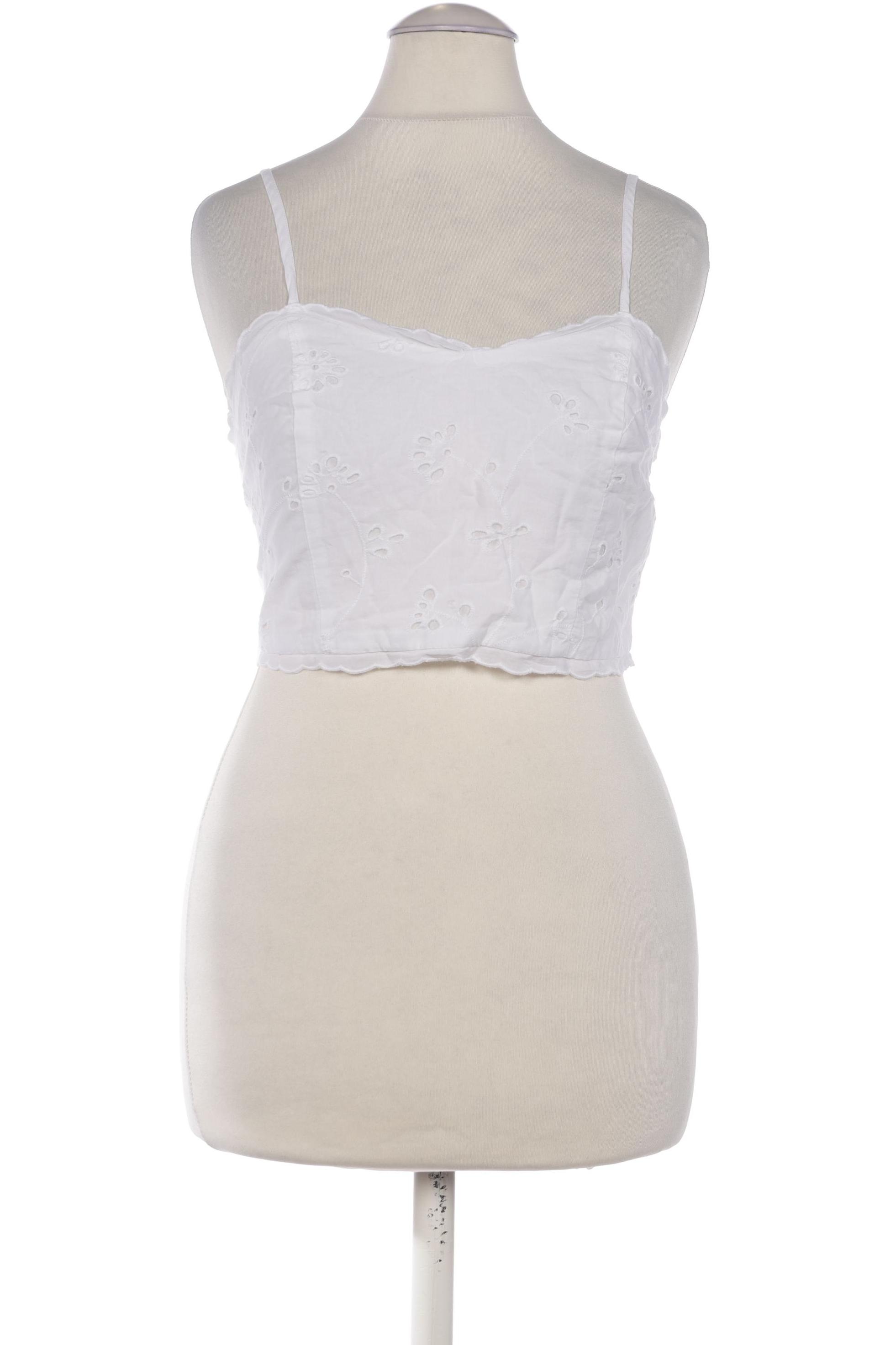 

Stradivarius Damen Top, weiß, Gr. 36