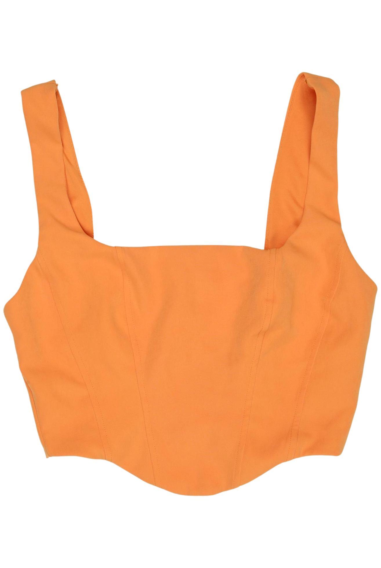 

Stradivarius Damen Top, orange, Gr. 34