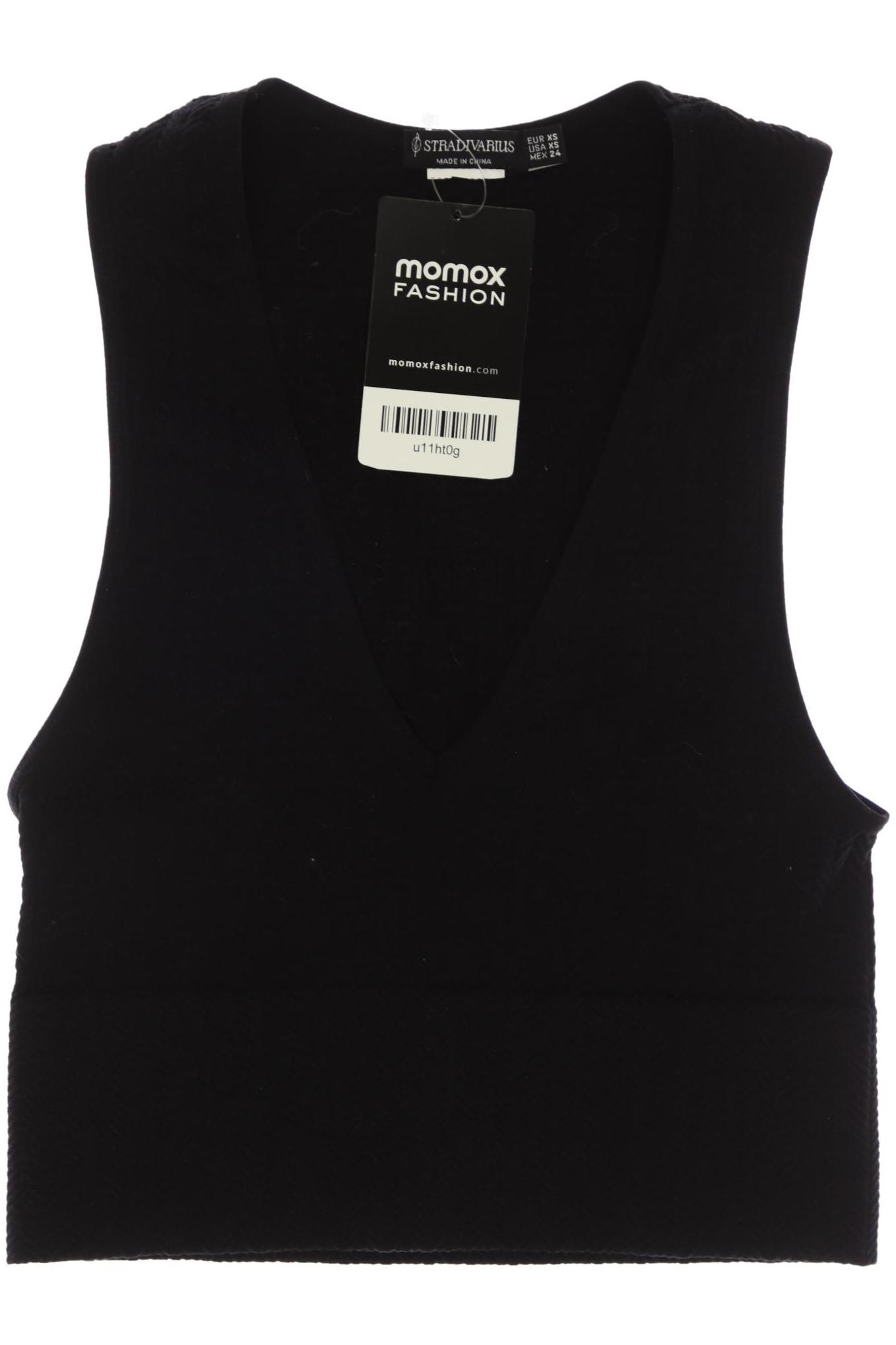 

Stradivarius Damen Top, schwarz