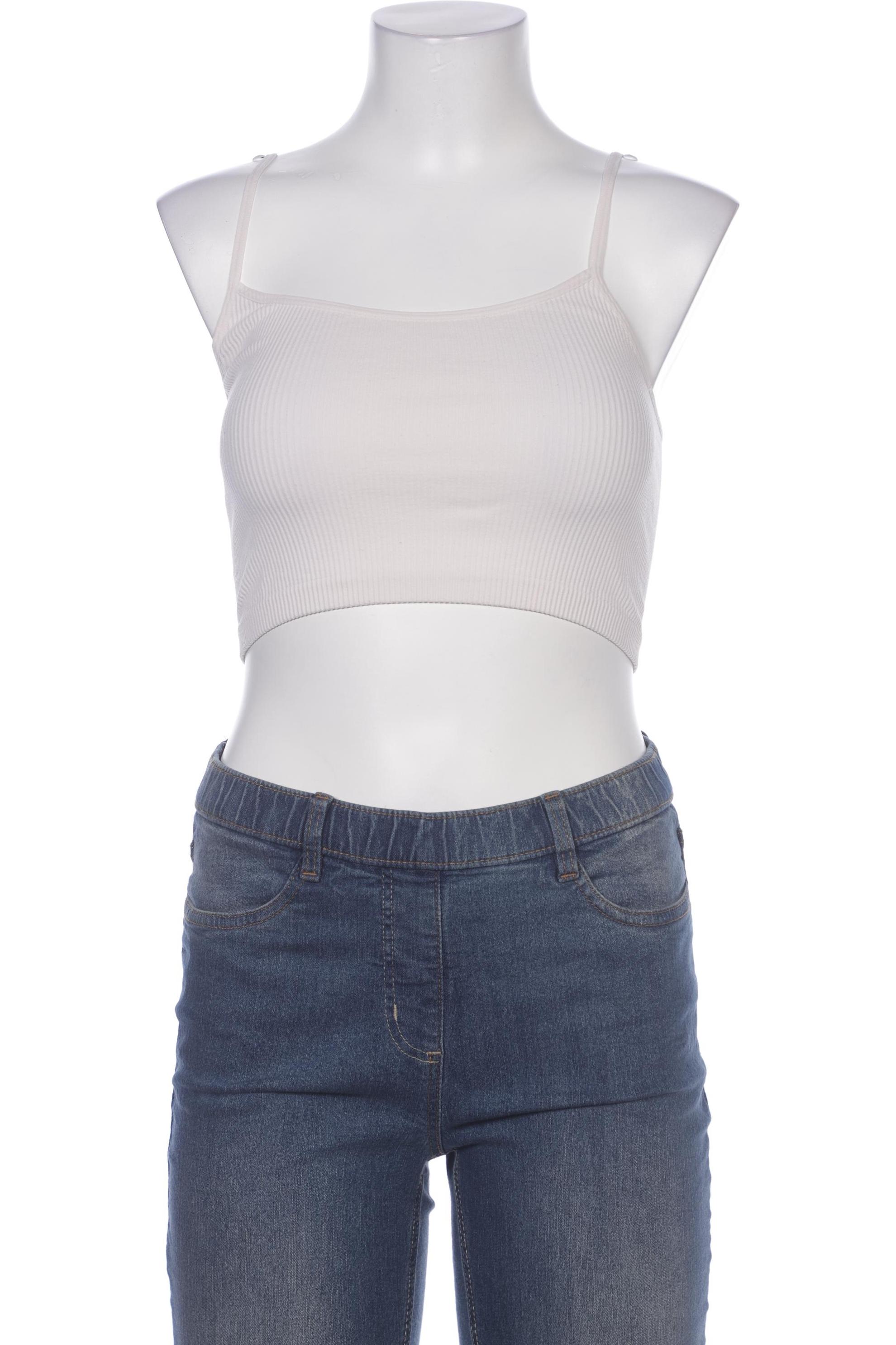 

Stradivarius Damen Top, weiß, Gr. 38