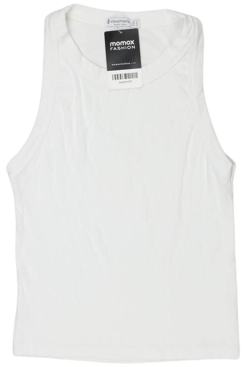 

Stradivarius Damen Top, weiß, Gr. 44