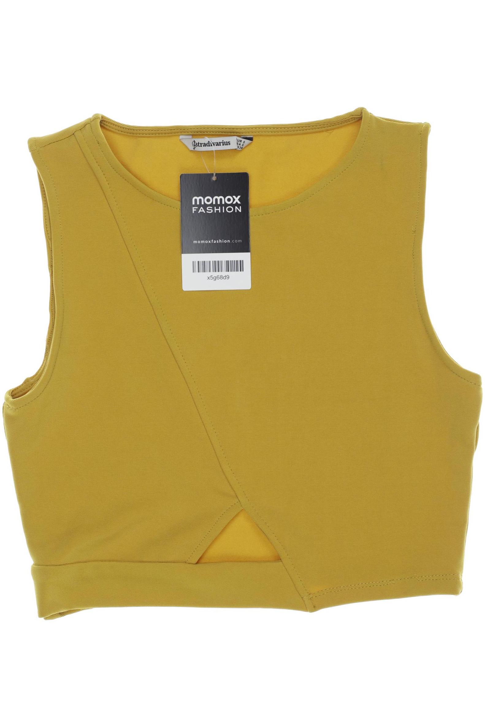 

Stradivarius Damen Top, gelb, Gr. 36