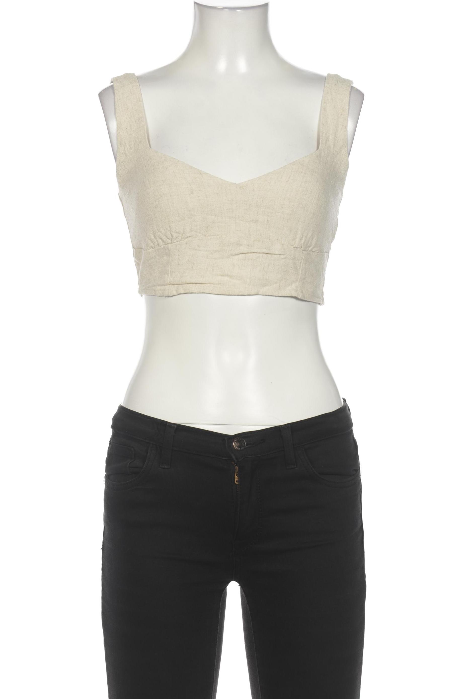 

Stradivarius Damen Top, cremeweiß, Gr. 36