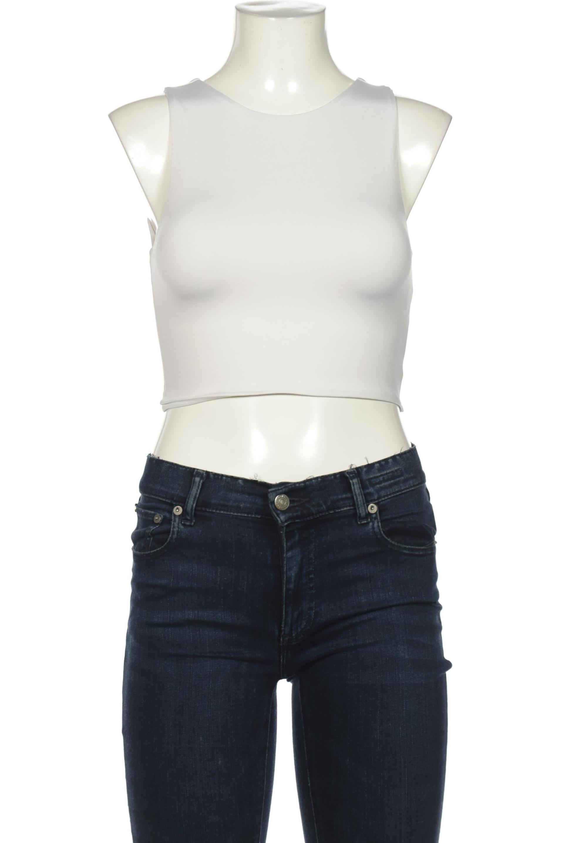 

Stradivarius Damen Top, weiß, Gr. 42