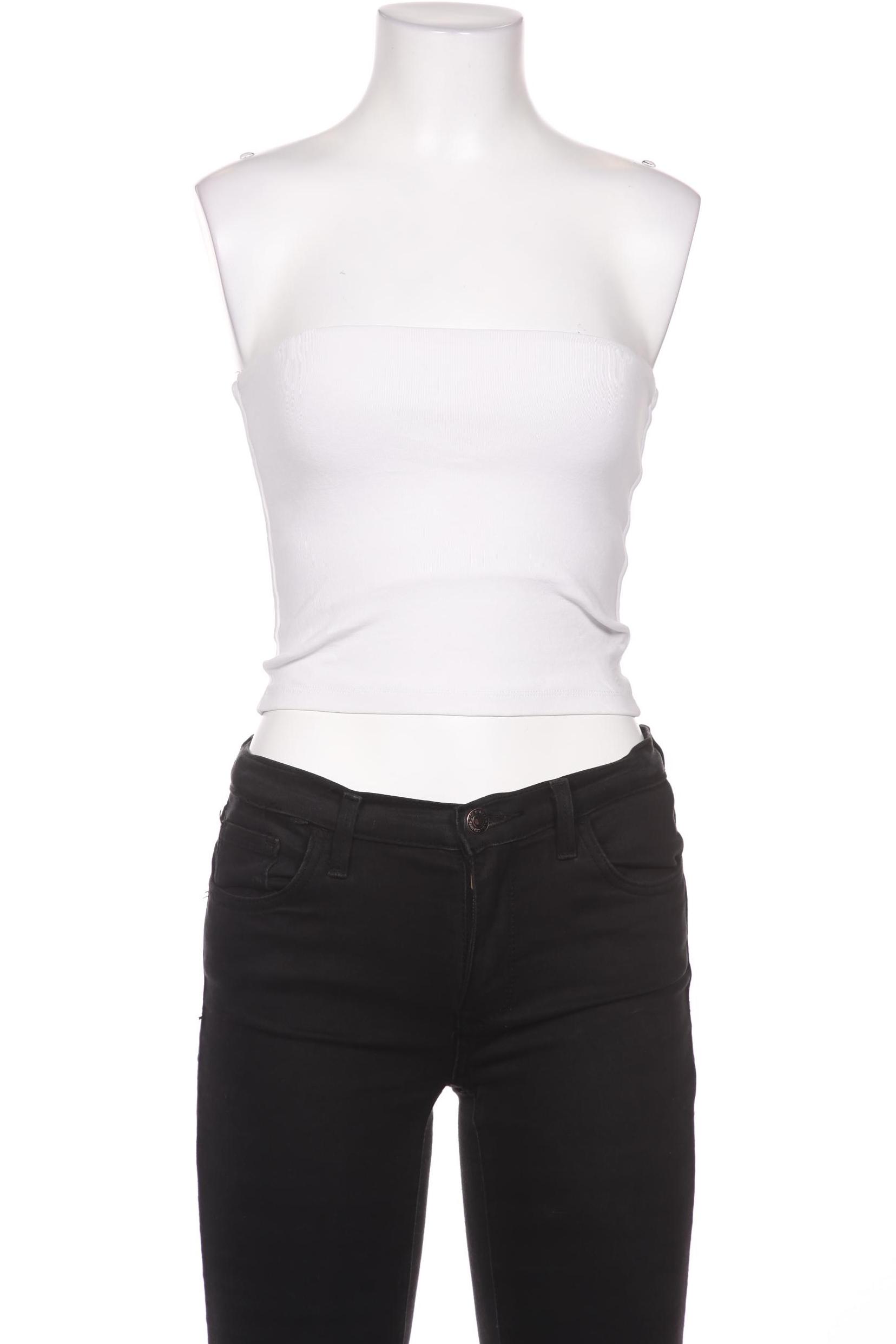 

Stradivarius Damen Top, weiß, Gr. 36