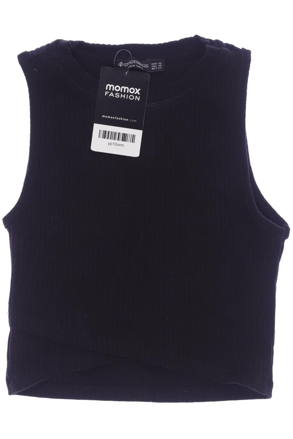 

Stradivarius Damen Top, schwarz, Gr. 34