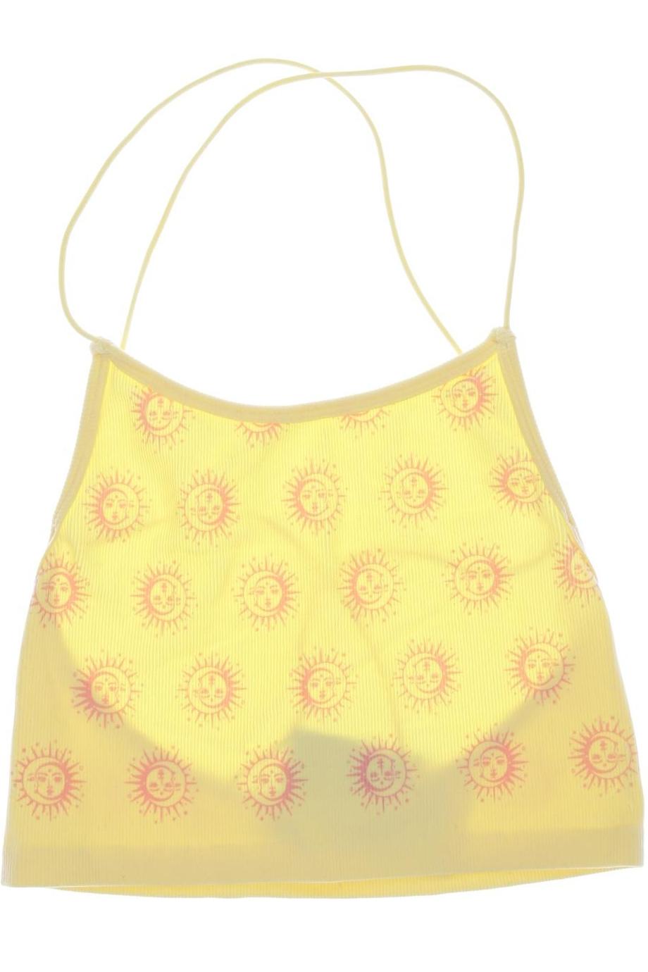 

Stradivarius Damen Top, gelb, Gr. 36