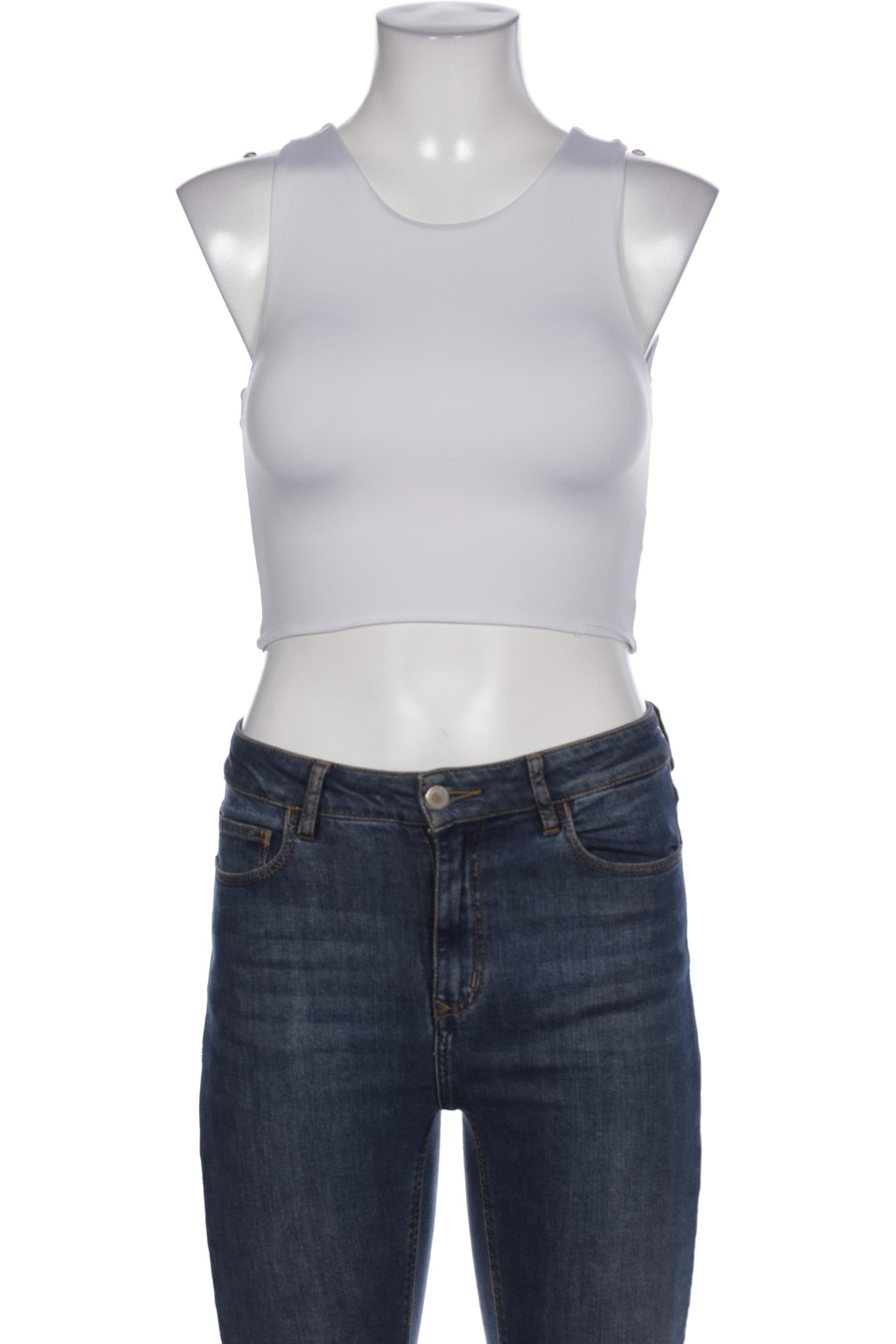 

Stradivarius Damen Top, weiß, Gr. 38