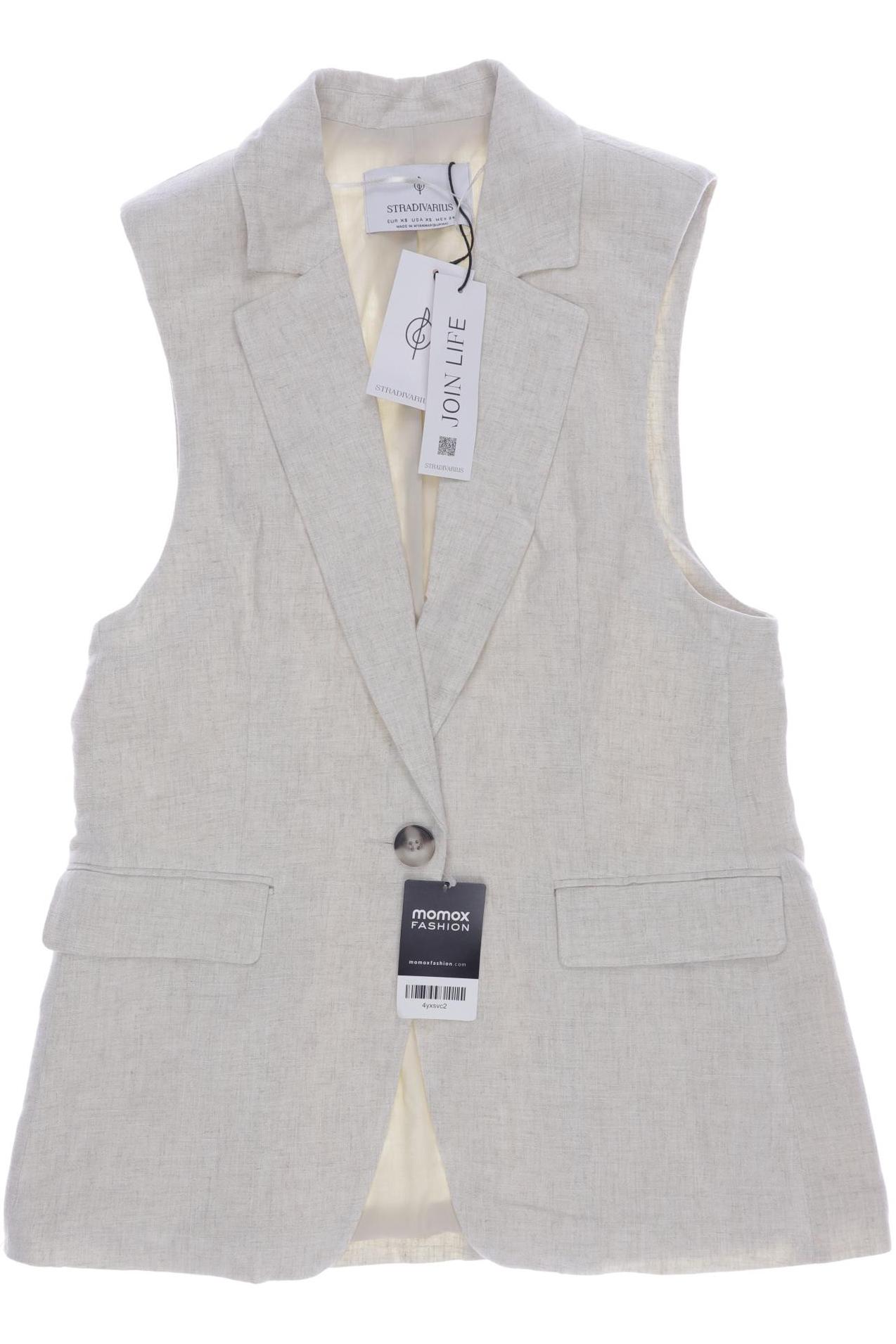 

Stradivarius Damen Weste, cremeweiß