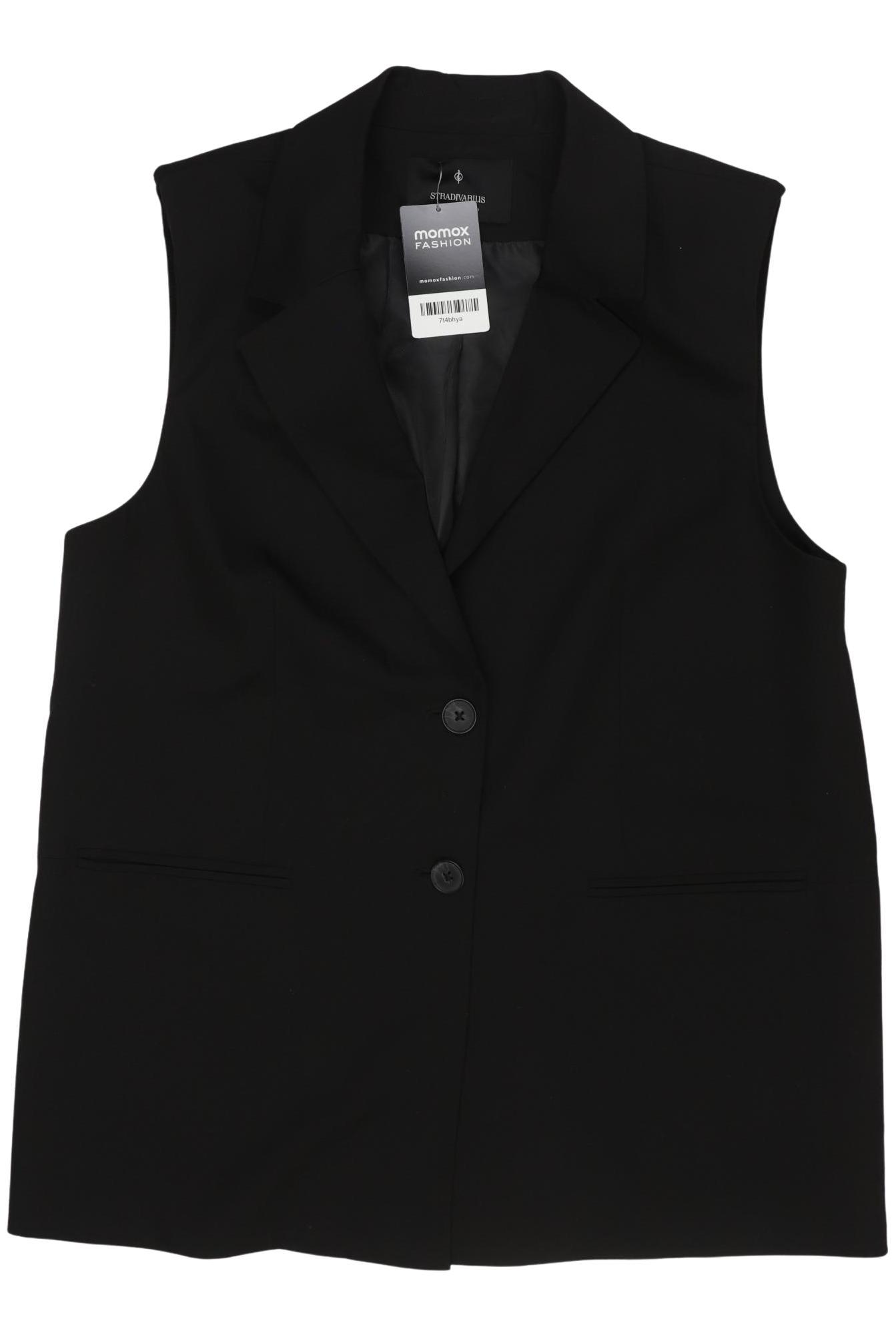 

Stradivarius Damen Weste, schwarz, Gr. 42