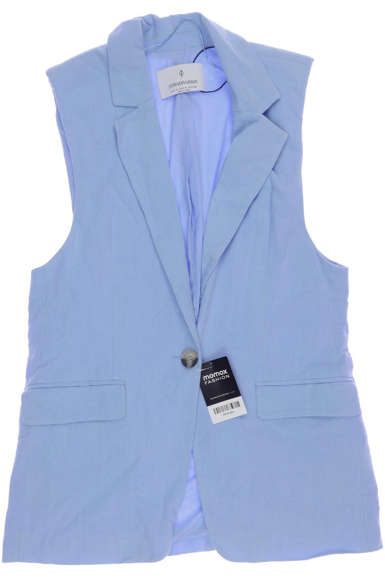 

Stradivarius Damen Weste, hellblau, Gr. 36
