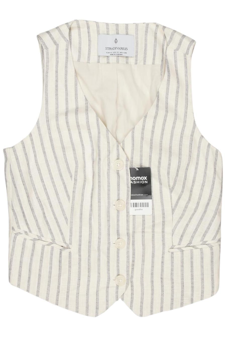 

Stradivarius Damen Weste, cremeweiß, Gr. 36