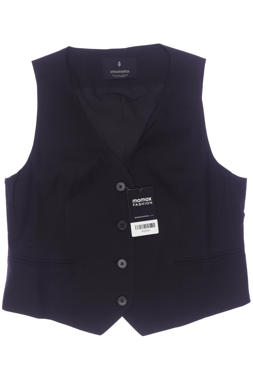 

Stradivarius Damen Weste, schwarz, Gr. 42