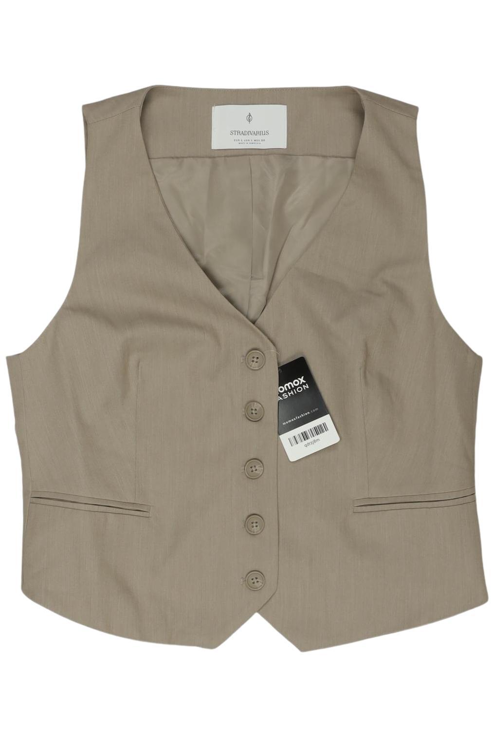 

Stradivarius Damen Weste, beige, Gr. 42