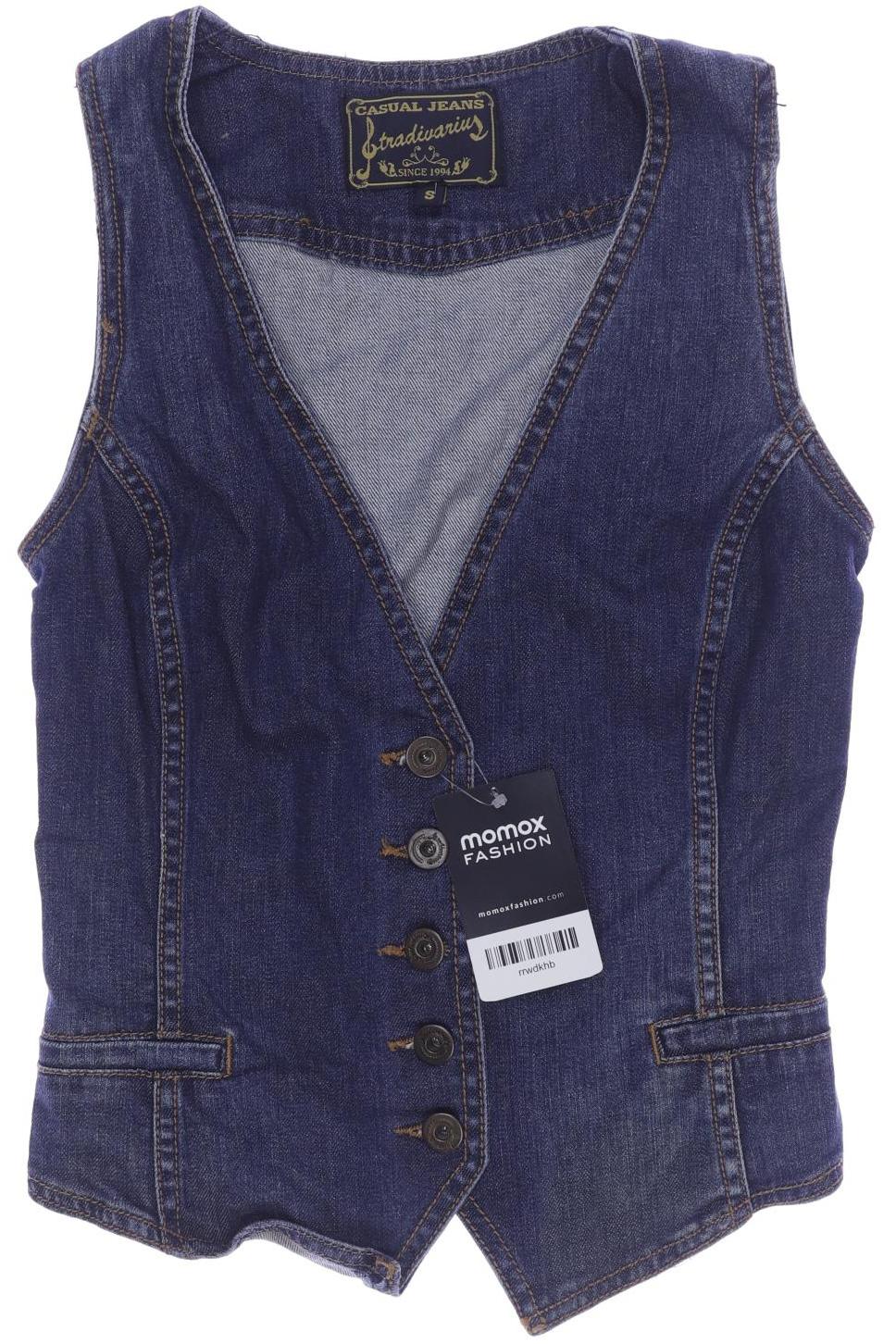 

Stradivarius Damen Weste, blau, Gr. 36