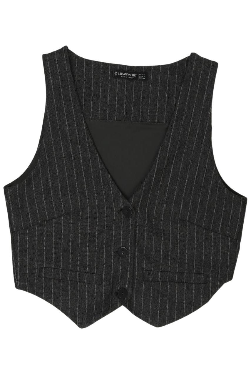 

Stradivarius Damen Weste, grau, Gr. 36