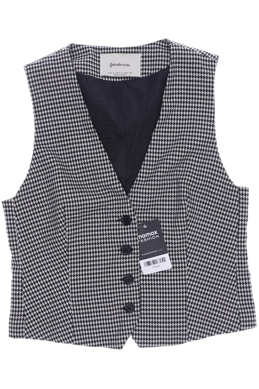 

Stradivarius Damen Weste, schwarz