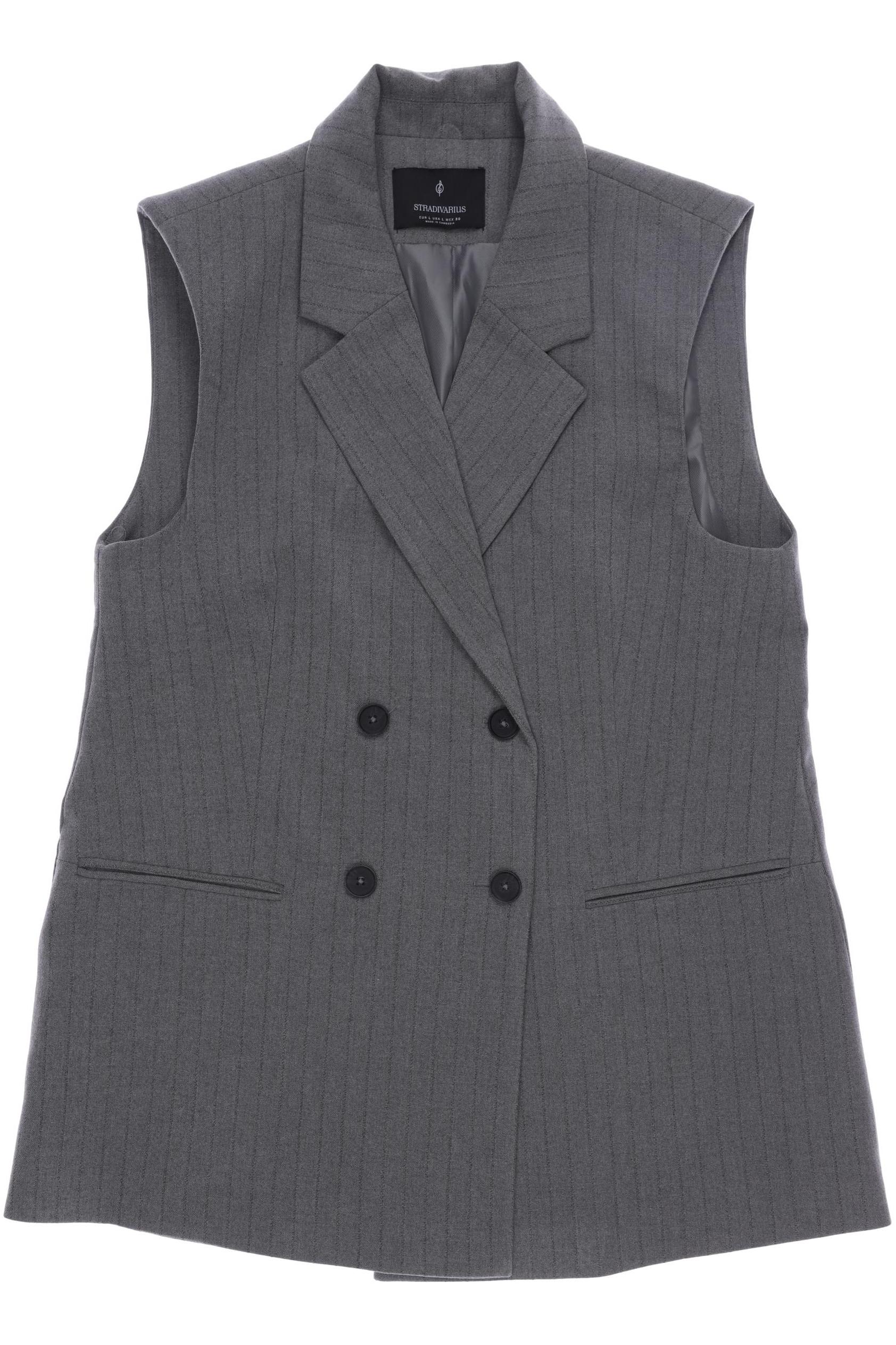 

Stradivarius Damen Weste, grau, Gr. 42