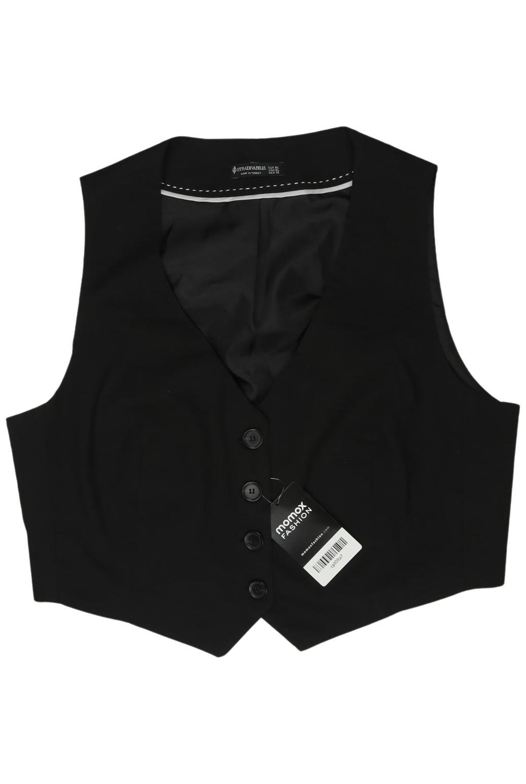 

Stradivarius Damen Weste, schwarz, Gr. 44