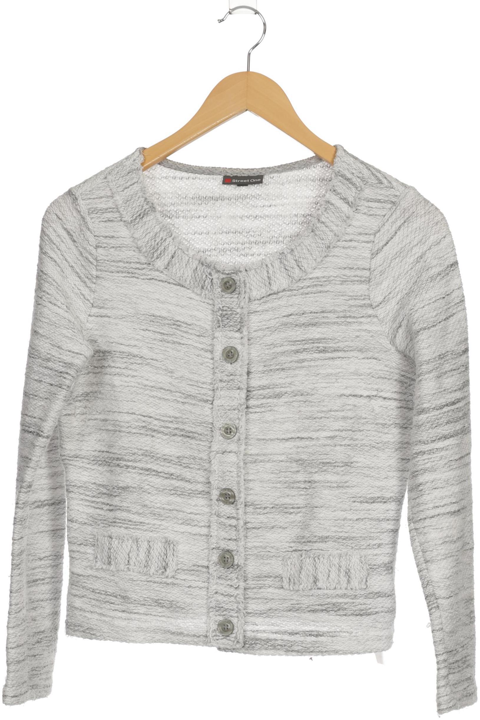 

Street One Damen Strickjacke, grau, Gr. 38