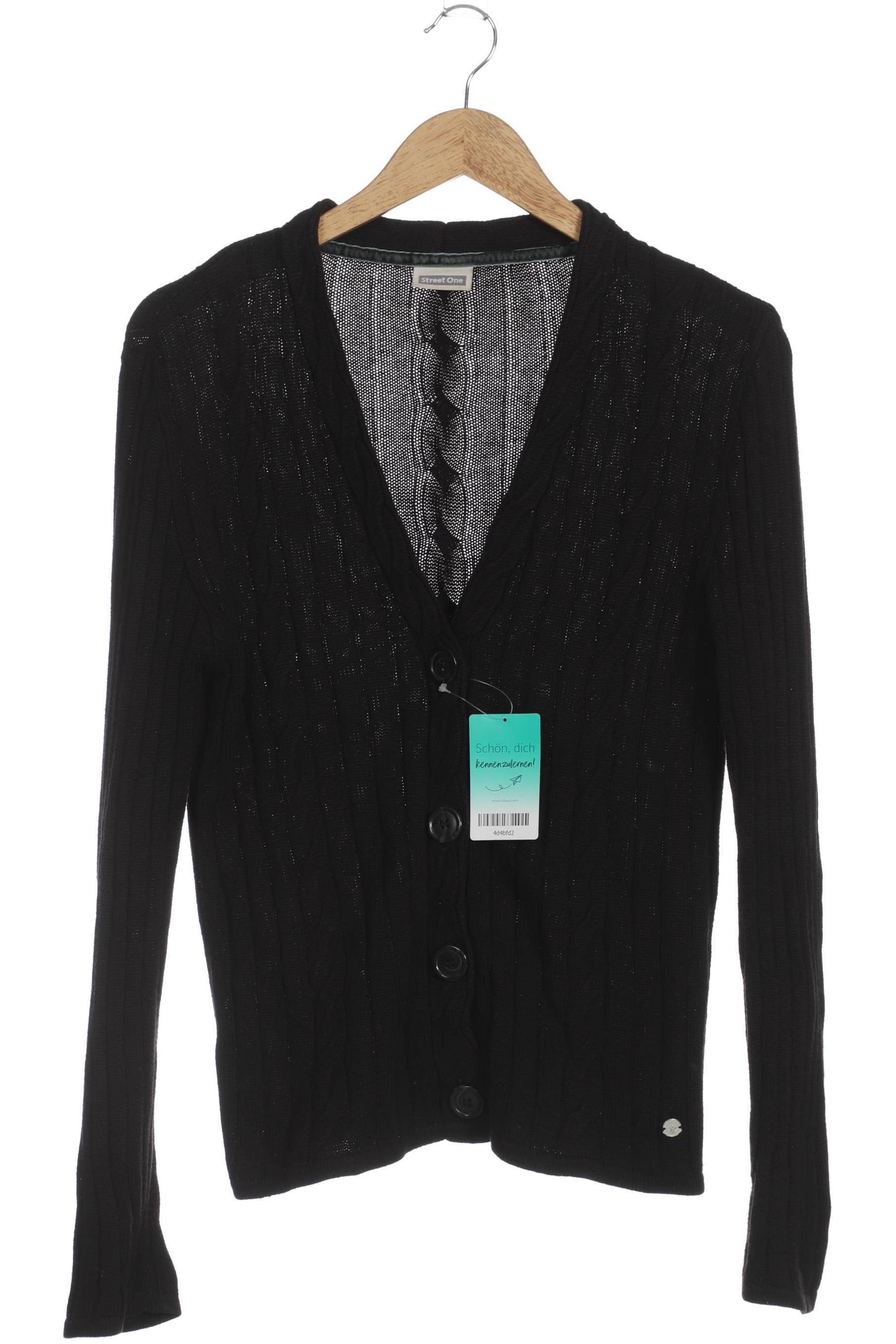 

Street One Damen Strickjacke, schwarz, Gr. 40