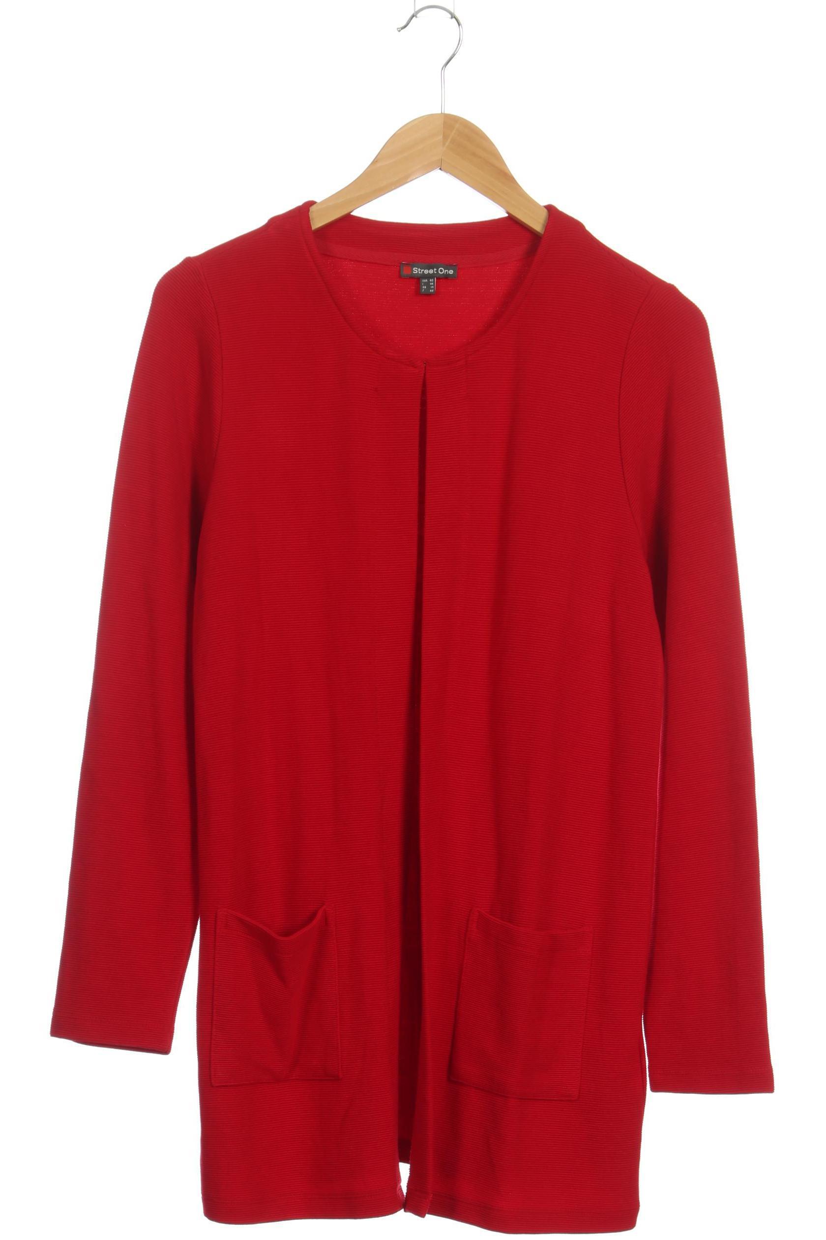 

Street One Damen Strickjacke, rot, Gr. 40