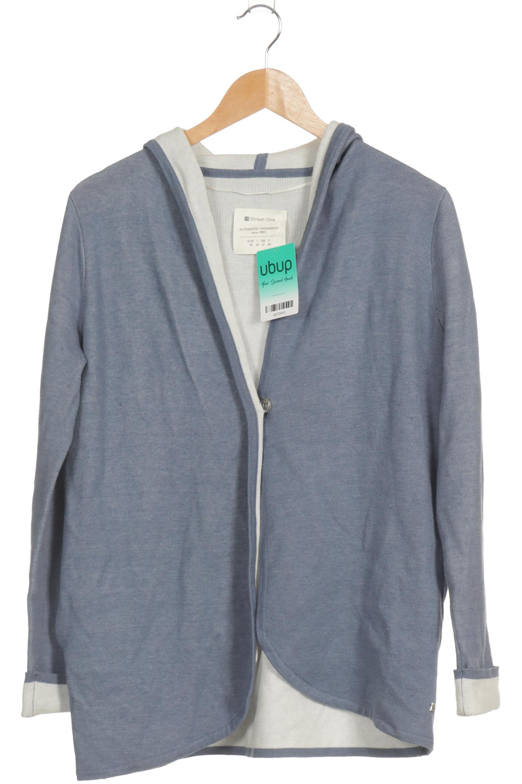 

Street One Damen Strickjacke, blau, Gr. 38