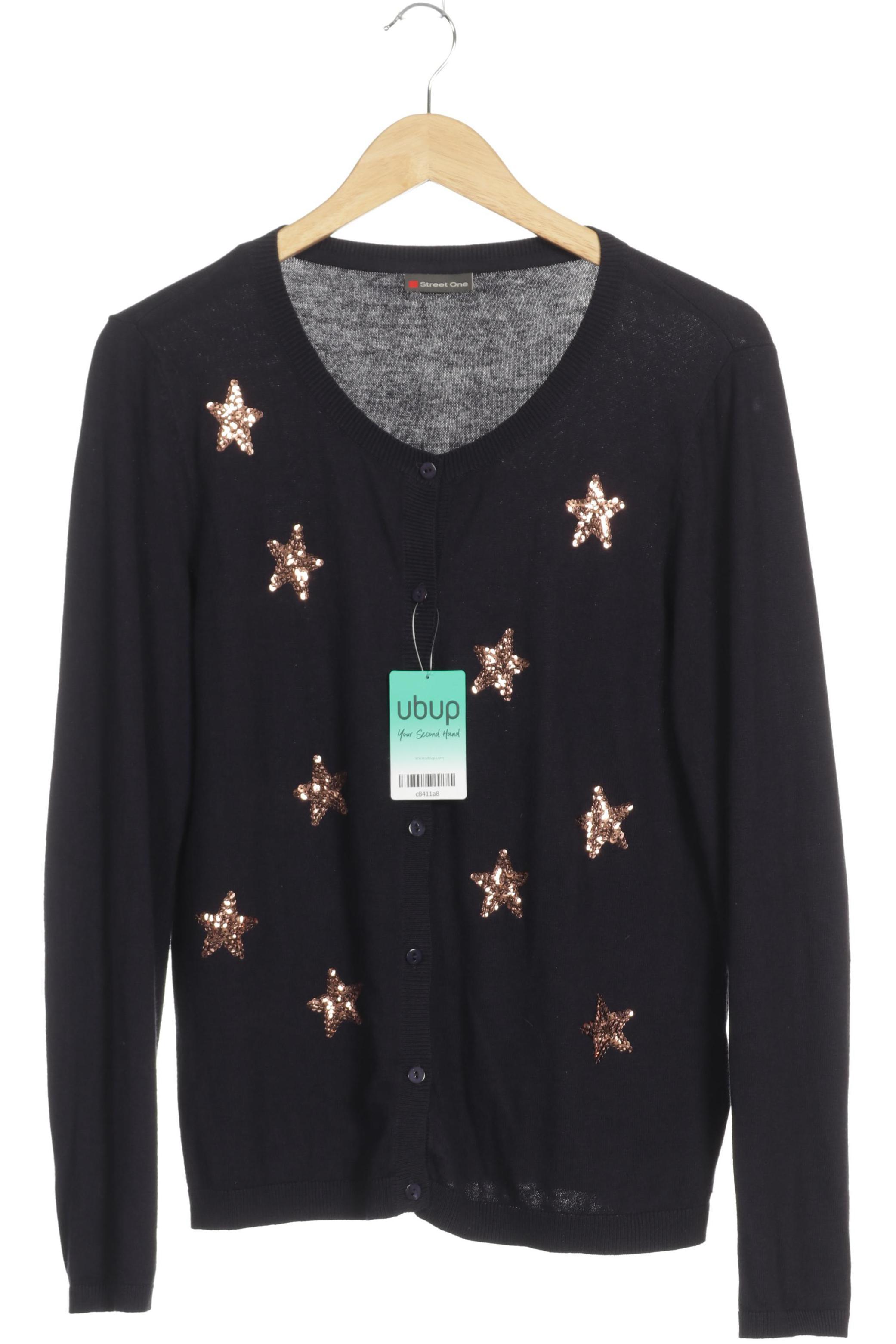 

Street One Damen Strickjacke, blau, Gr. 40