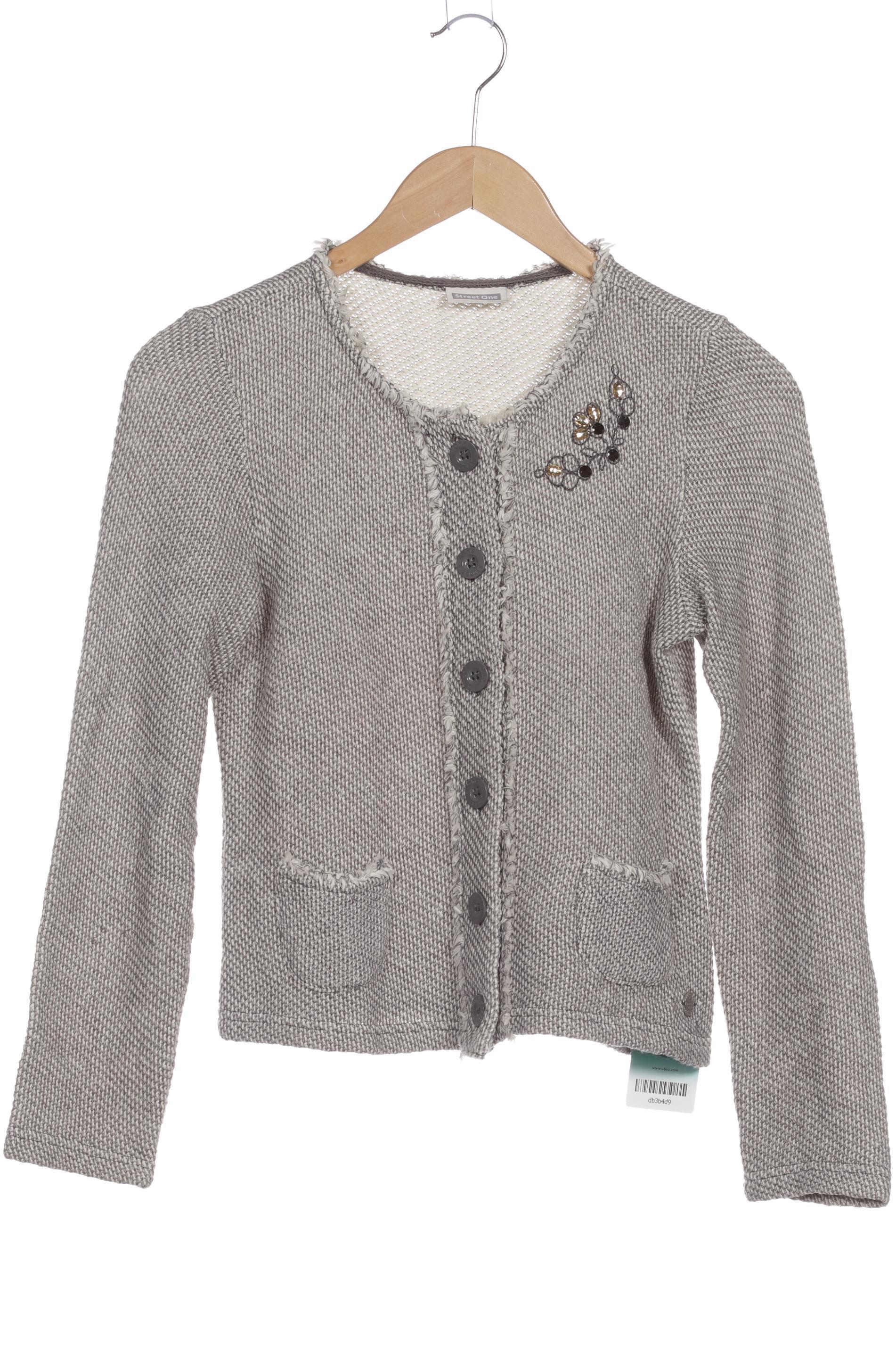 

Street One Damen Strickjacke, grau, Gr. 36