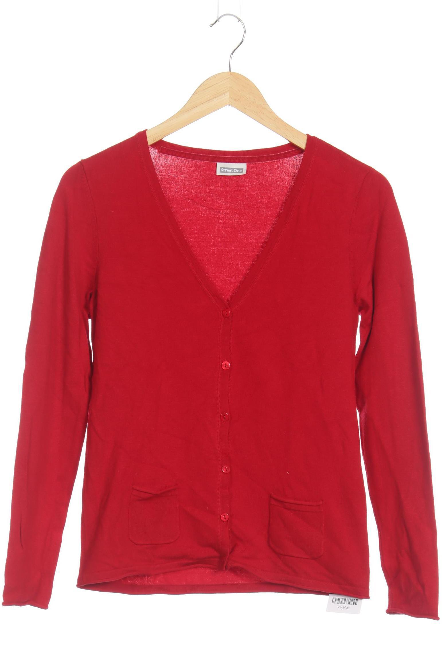 

Street One Damen Strickjacke, rot, Gr. 38