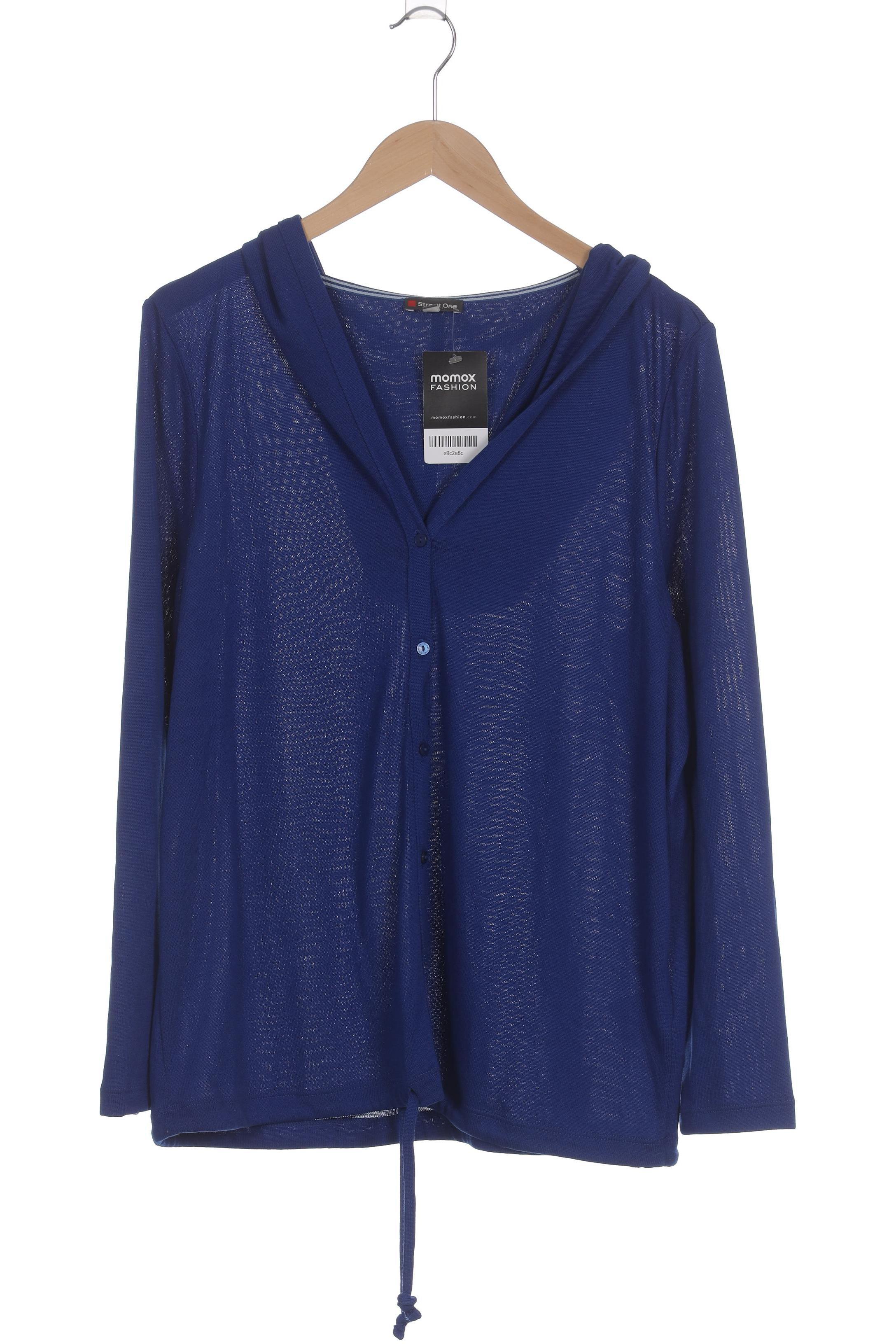 

Street One Damen Strickjacke, blau, Gr. 42