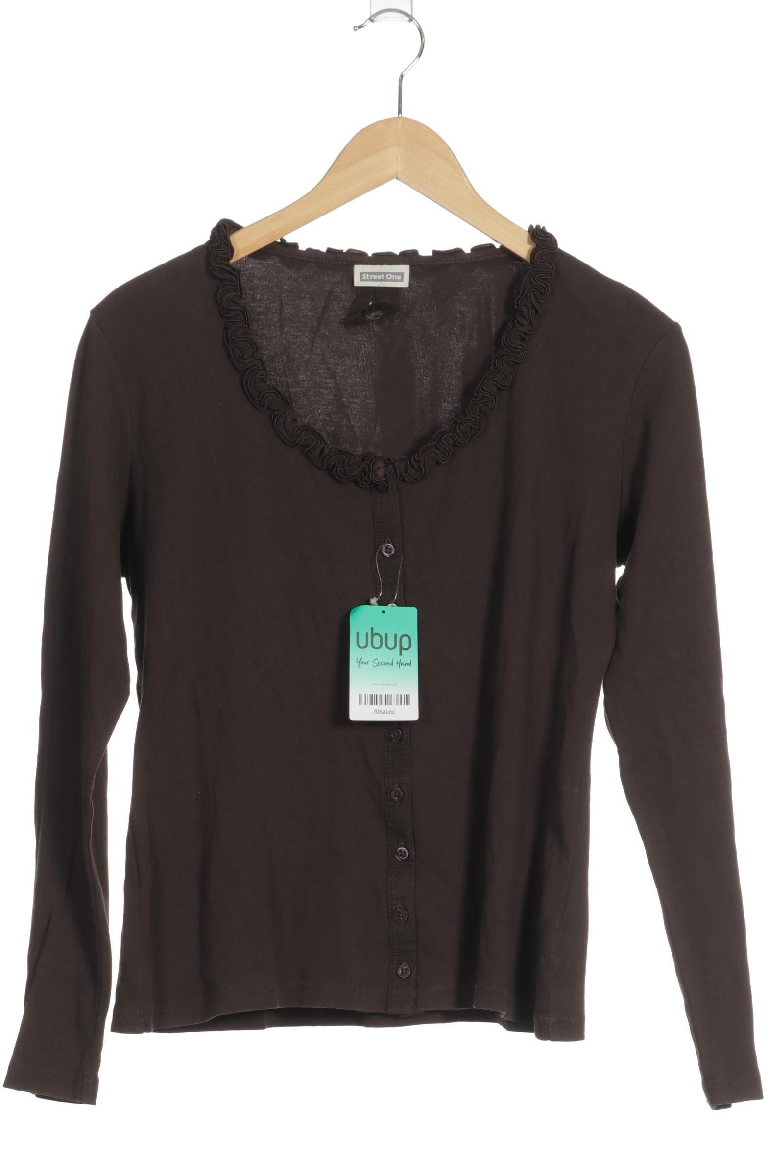 

Street One Damen Strickjacke, braun, Gr. 42