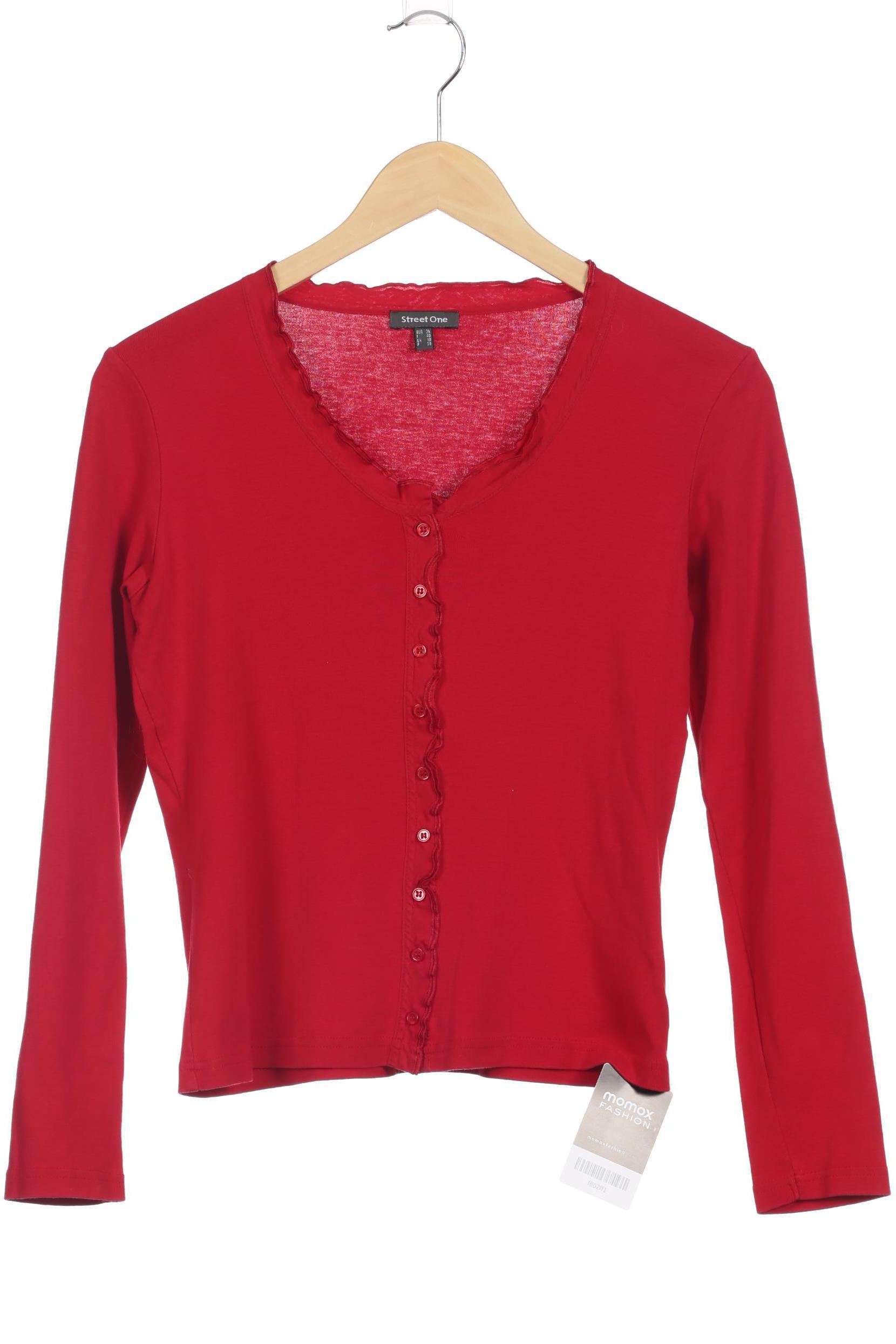 

Street One Damen Strickjacke, rot, Gr. 36