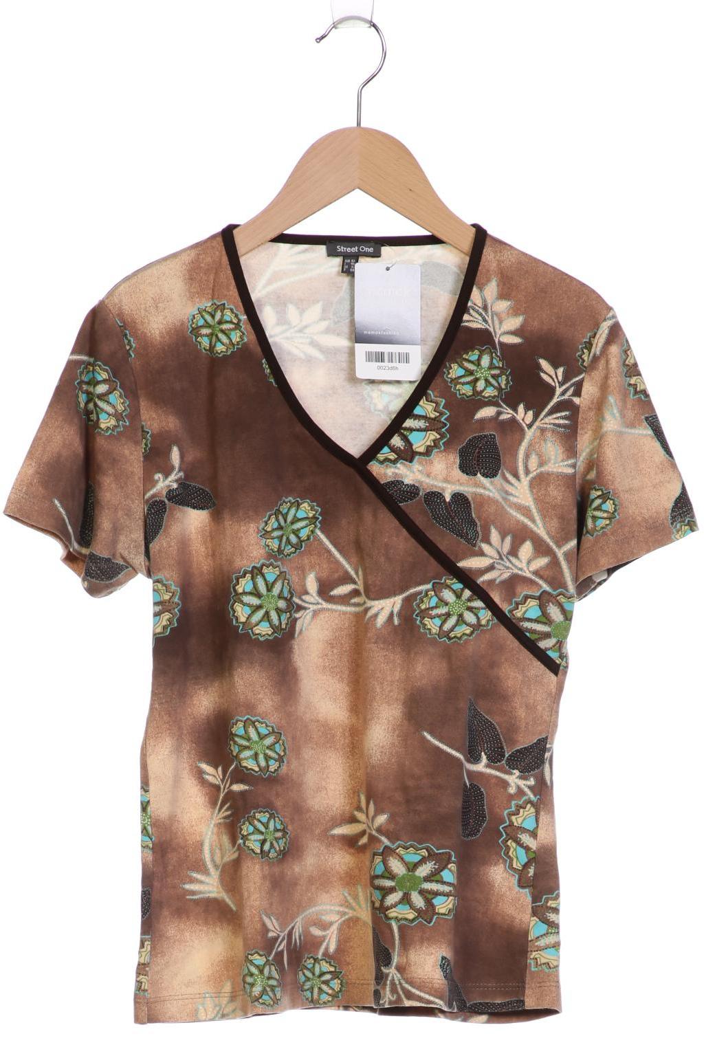 

Street One Damen T-Shirt, braun, Gr. 42