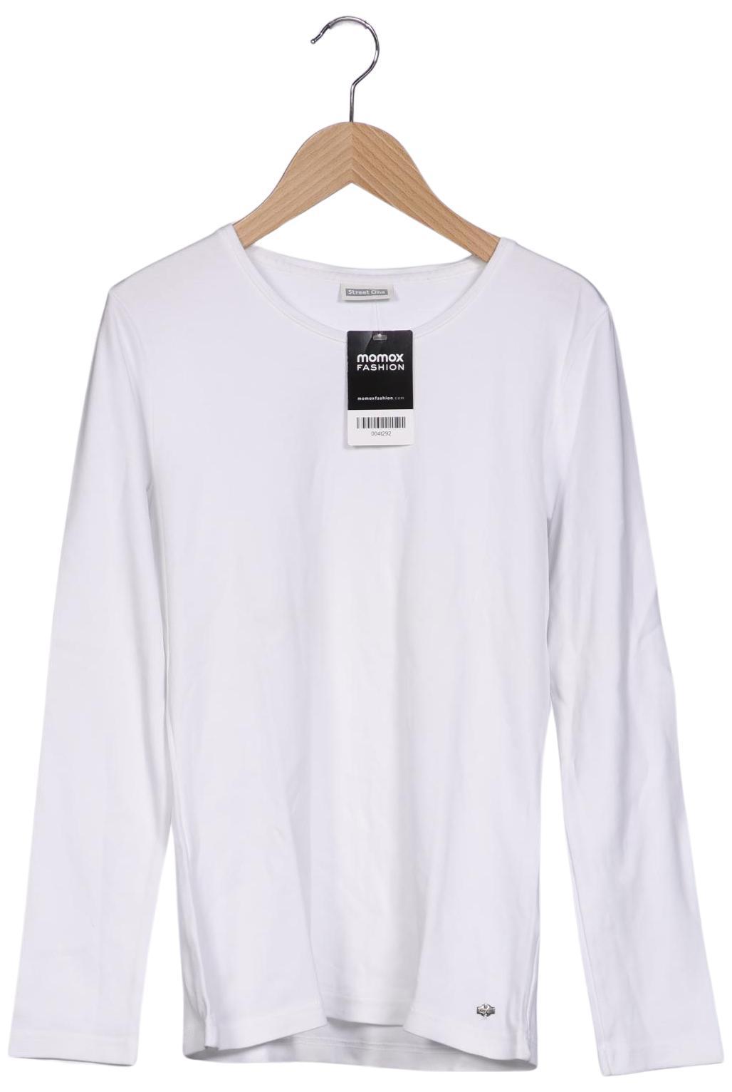 

Street One Damen Langarmshirt, weiß, Gr. 40