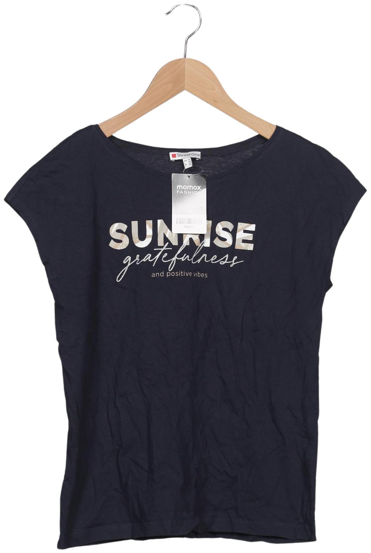 

Street One Damen T-Shirt, marineblau, Gr. 36